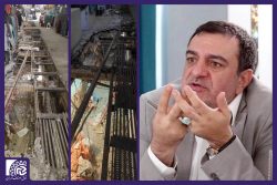پلاسکوی دوم بیخ گوش سرای دستمالچی/ جان ۵۰۰۰ نفر در خطر است/ این ساختمان تاب مقاومتِ حفاری های غیرقانونی و توسعه طلبی سودجویانه شما را ندارد!
